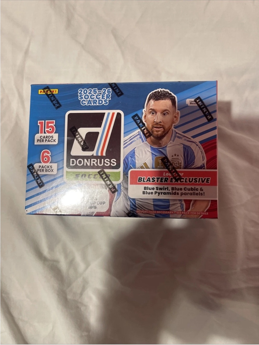 adidas Blue and White Soccer Card Blaster Box